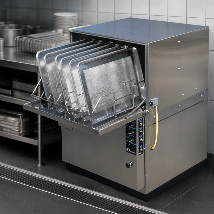 Product image #3 for American Dish Service ET-AF-3-PH-S Undercounter Low Temp Chemical Sanitizing Dishwasher