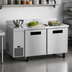 Thumbnail image #3 for Hoshizaki Steelheart 67-Inch Two-Section Reach-In Worktop Freezer with Solid Doors