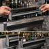 Thumbnail image #3 for Glastender 30-Inch Single Clip-On Stainless Steel Speed Rail with Lift-Off Liquor ID Cover
