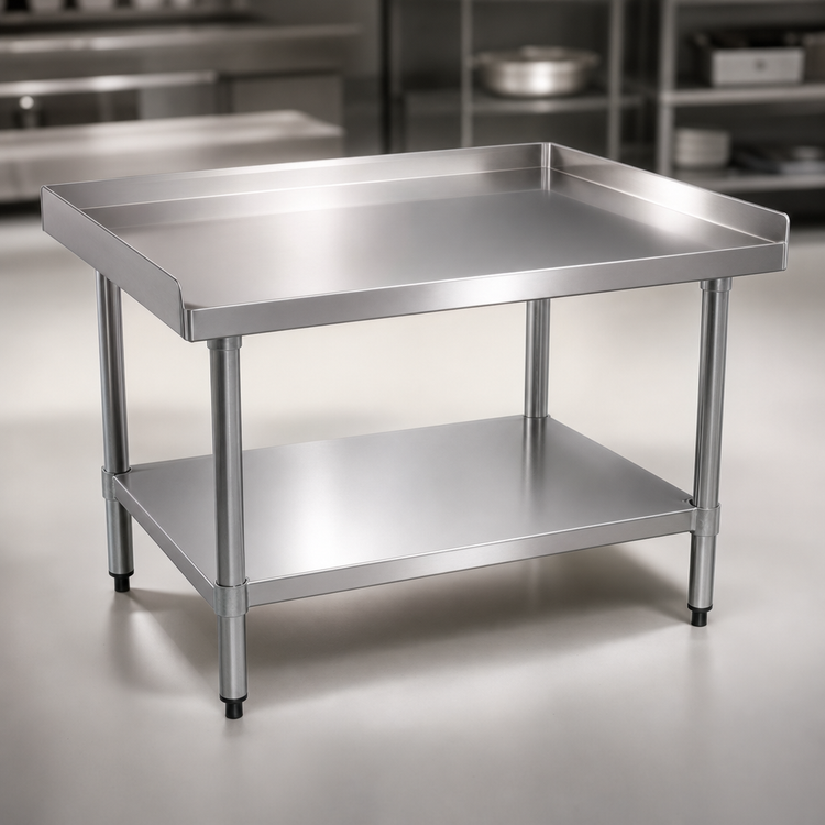 Product image #3 for BlendPort® 36" W x 30" D Equipment Stand with Stainless Steel Top and Galvanized Legs