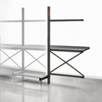 Thumbnail image #3 for Metro SmartLever SM762172-ADD Cantilevered Shelving Add-On Kit, Steel, for 72"W x 21"D Shelves