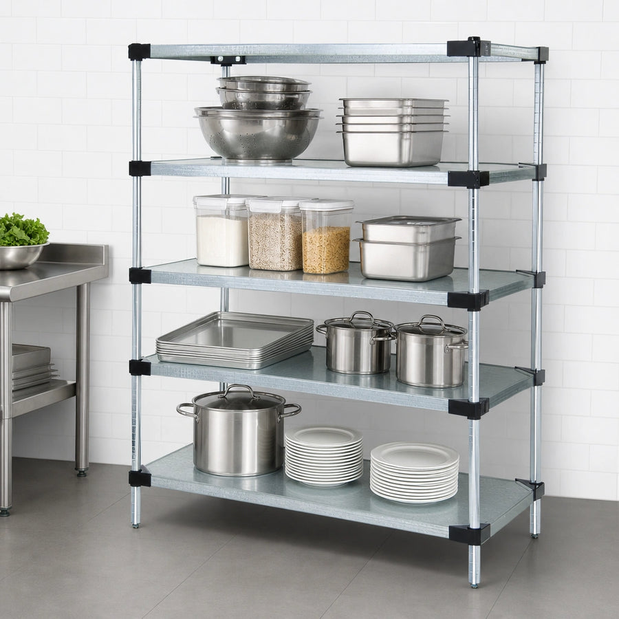 Four Solid Shelves