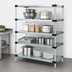 Thumbnail image #3 for Quantum 4-Shelf Solid Shelving Starter Kit, Stationary, 72