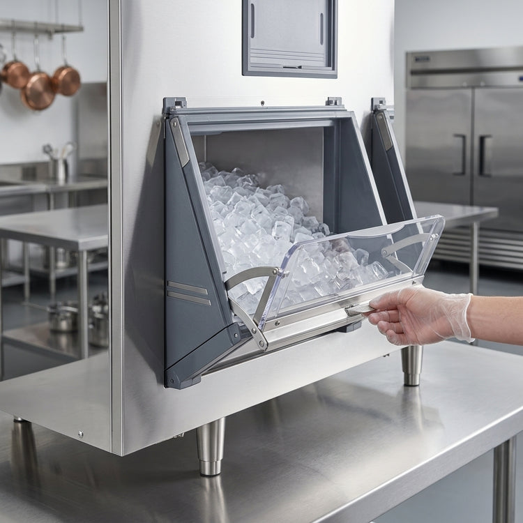 Product image #2 for Follett SmartGATE SG2650-72 Double Door Upright Ice Bin, 2650 lb. Capacity