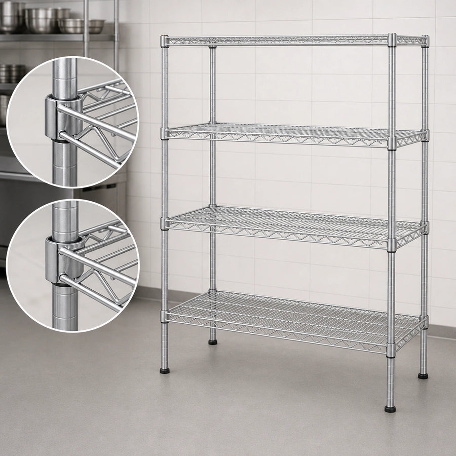 4 Wire Shelves with Clips