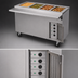 Thumbnail image #3 for Randell Custom & Serving Mobile Modular Electric Hot Food Table with Enclosed Cabinet Base, 4 12