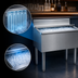 Thumbnail image #3 for Eagle Group 2200 Series Underbar Ice Bin/Cocktail Unit with 7-Circuit Cold Plate and Sliding Cover, 48 Inch W x 24 Inch D, 208 lb. Capacity