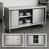 Thumbnail image #3 for Spec-Master Stainless Steel Plate Cabinet with Sliding Doors, 72
