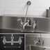 Thumbnail image #3 for Heavy Duty 8-Inch Center Service Sink Faucet with 6-Inch Rigid Spout
