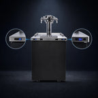 Thumbnail image #3 for Micro Matic USA Pro-Line MDD23W-E-E Dual-Temperature Wine Cooler Dispenser, Self-Contained, 25-Inch, 8.4 Cu. Ft., Four-Faucet