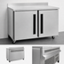 Thumbnail image #3 for Traulsen Centerline 36-Inch Two-Section Undercounter Worktop Freezer with Right-Hinged Solid Doors