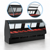 Thumbnail image #3 for Structural Concepts Fusion® Curved Glass Refrigerated Service Case with Remote DX Refrigeration, 123-3/8