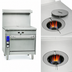 Thumbnail image #3 for Imperial Spec Series 36-Inch Heavy Duty Gas French Top Range with Convection Oven