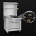 Thumbnail image #3 for Southbend Platinum 32-Inch Gas Heavy Duty Range with 2 Open Burners, 16-Inch Griddle, and Standard Oven