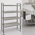 Thumbnail image #3 for Cambro Camshelving Elements XTRA High Density Top Rail Stationary Starter Unit, 21 x 48 x 81 Inches, 5-Tier, Speckled Gray