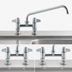 Thumbnail image #3 for 4-Inch Center Deck Mount Manual Mixing Faucet with 12-Inch Swing Nozzle
