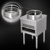 Thumbnail image #3 for Turbo Air Bake Tech Innovation Radiance Gas Wok Range with 16-Inch Opening, 125,000 BTU