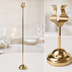 Thumbnail image #4 for Gold 18-Inch Harp Weighted Metal Number Stand