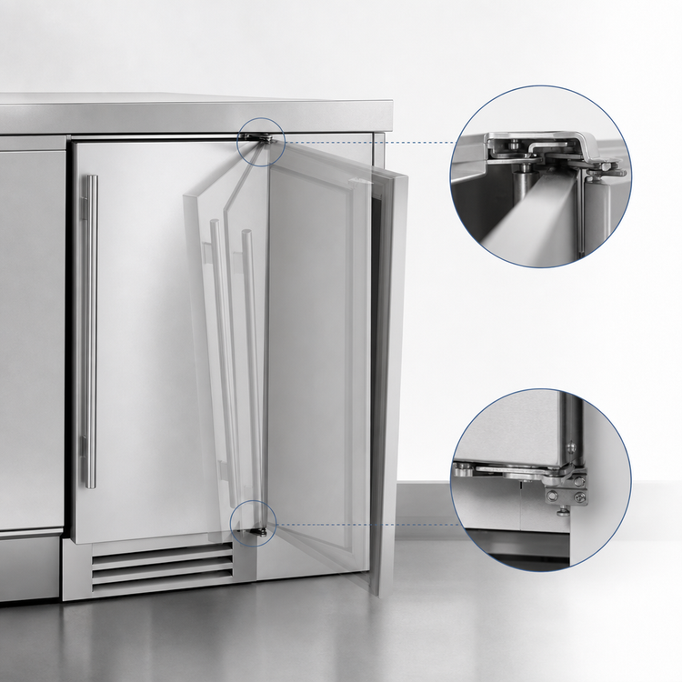 Product image #3 for True Residential 15-Inch Undercounter Clear Ice Machine with Bin, Right-Hinged Stainless Solid Door