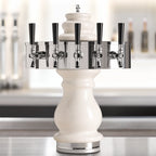 Thumbnail image #3 for Micro Matic USA CT400E-5 5-Faucet Countertop Air-Cooled Ceramic Draft Beer Tower