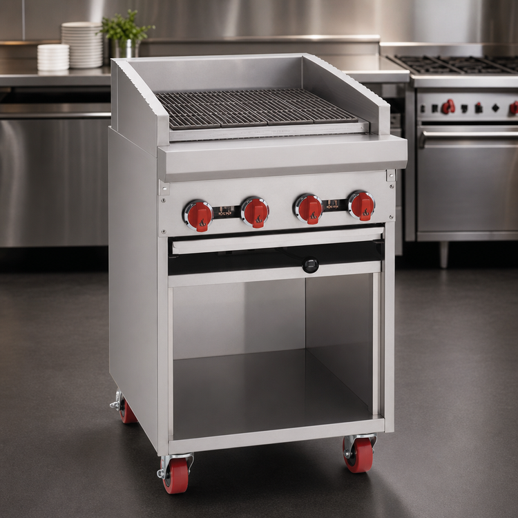 Product image #4 for American Range ADJF-24 24-Inch Gas Adjustable Underfired Charbroiler with Cabinet Base