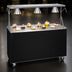 Thumbnail image #3 for Vollrath 2-Series Affordable Portable 60-Inch Solid Top Utility Station with Buffet Breath Guard and Lights, Black, 120V