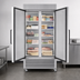 Thumbnail image #3 for Turbo Air Super Deluxe Two-Section Reach-In Freezer, 29.19 Cu. Ft., Stainless Steel, Bottom Mount Compressor