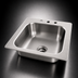 Thumbnail image #3 for Advance Tabco Smart Series 1-Compartment Self-Rimming Drop-In Sink, 16 x 14 x 10-Inch Bowl, 304 Stainless Steel