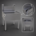 Thumbnail image #3 for Glastender BDB-24 Underbar Beer Drainer with Tubing Chase and Front Drain Pan, 24 x 24 Inches