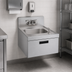 Thumbnail image #3 for Krowne Royal Series Wall-Mount Underbar Hand Sink Unit with Soap & Towel Dispenser, Stainless Steel, 18 x 19 x 36-1/2 Inches
