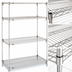 Thumbnail image #3 for Metro Super Erecta Super Adjustable Chrome-Plated Wire Shelving Starter Unit, 30