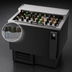 Thumbnail image #3 for Beverage-Air SF34HC-B 34-Inch Shallow Well Horizontal Bottle Cooler, Flat Top, 6.7 Cu. Ft., Black