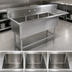 Thumbnail image #3 for John Boos Pro-Bowl 3-Compartment Sink with Right Drainboard, 18