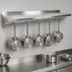 Thumbnail image #3 for John Boos Stallion 24-Inch Wall-Mount Stainless Steel Pot Rack Shelf