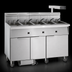 Thumbnail image #3 for Imperial Electric Floor Model 5-Tank Battery Fryer with Built-In Filter System and Dump Station
