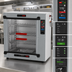 Thumbnail image #4 for Metro HotBlox Xpress S8 Countertop Quick-Pick Reach-In Hot Food Holding Cabinet, Touchscreen, 4 Shelves, Clear Flip Doors, 120V