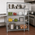 Thumbnail image #3 for Metro Super Erecta Stationary Starter Wire Shelving Unit, 60W x 24D x 63H, Chrome Plated