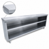 Thumbnail image #3 for Advance Tabco Stainless Steel Dish Cabinet with Open Base and Mid-Shelf, 144-Inch W x 15-Inch D x 35.5-Inch H