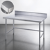 Thumbnail image #3 for Advance Tabco TKLG-307 84-Inch x 30-Inch Stainless Steel Work Table with 5-Inch Backsplash
