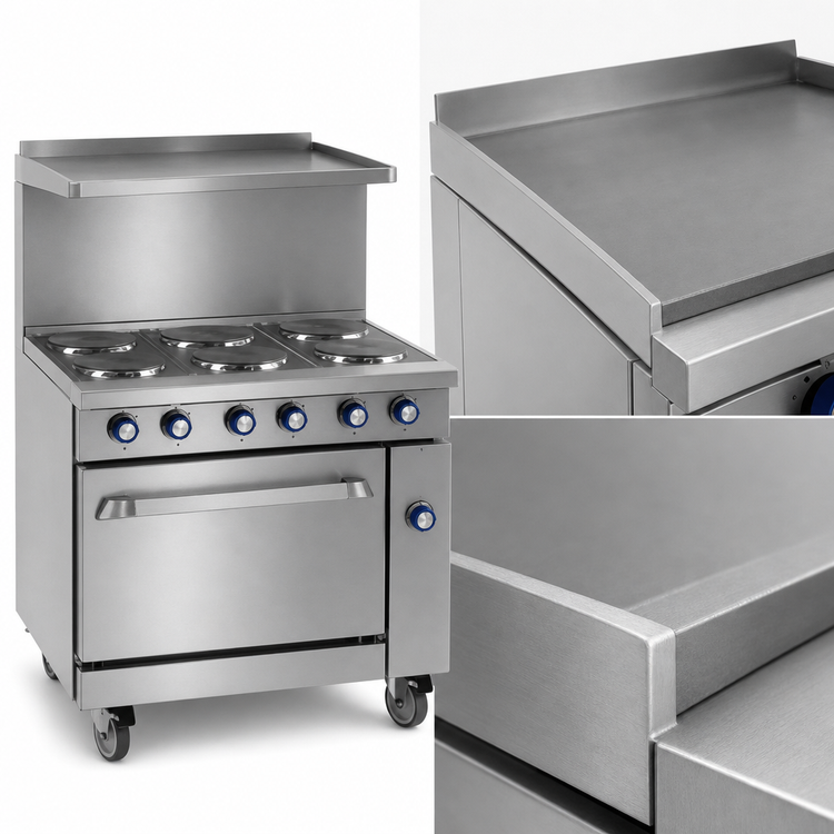 Product image #3 for Imperial Pro Series 36-Inch Gas Restaurant Range with Griddle Top and Standard Oven