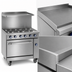 Thumbnail image #3 for Imperial Pro Series 36-Inch Gas Restaurant Range with Griddle Top and Standard Oven
