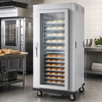 Thumbnail image #3 for Metro C5 C599L-SFC-L Controlled Humidity Heated Holding and Proofing Cabinet, Full-Height Glass Door, Mobile, 36-Pan, Touch-Screen Controls