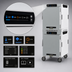 Thumbnail image #4 for Metro HotBlox™ Wide 16-Pan Dual-Cavity Mobile Insulated Holding Cabinet with Digital Touchscreen and Solid Door