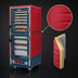 Thumbnail image #3 for Metro C5 3 Series Full-Height Combination Heated Holding and Proofing Cabinet with Dutch Solid Aluminum Doors and Fixed Wire Slides