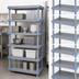 Thumbnail image #3 for Quantum Millenia 5-Shelf Solid Polymer Starter Shelving Unit, 36-Inch W x 24-Inch D x 86-Inch H