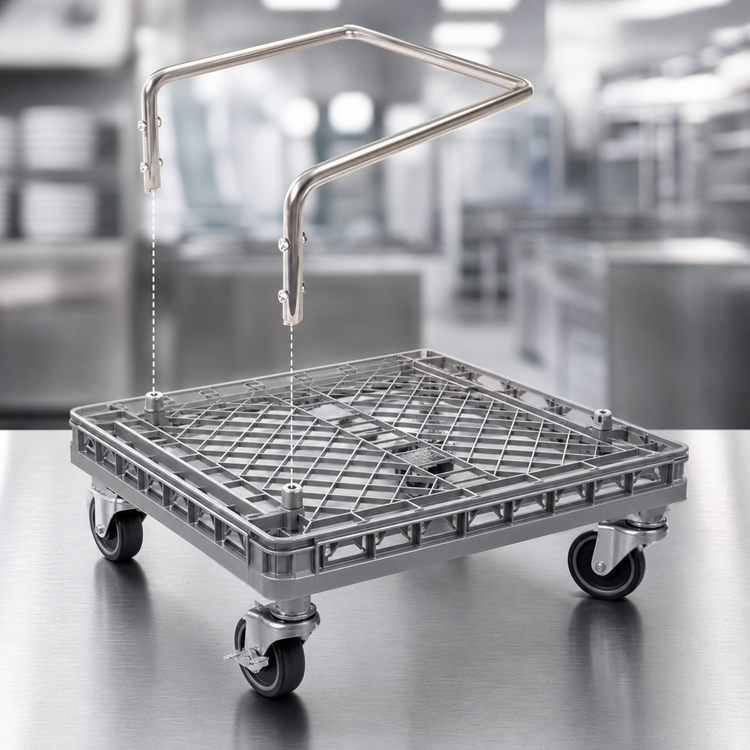 Product image #3 for Crestware Rack Dolly Handle Accessory