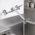 Thumbnail image #3 for Eagle Group 12-Inch Standard Splash-Mounted Mixing Faucet with 8-Inch Centers and Swing Nozzle