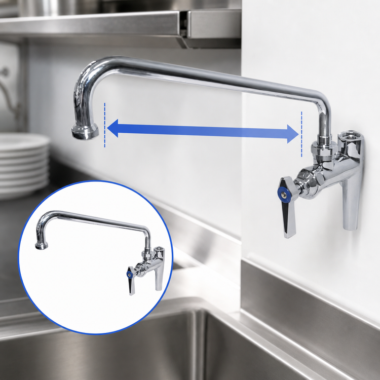 Product image #3 for Serv-Ware 8-Inch Add-On Faucet with Swing Spout