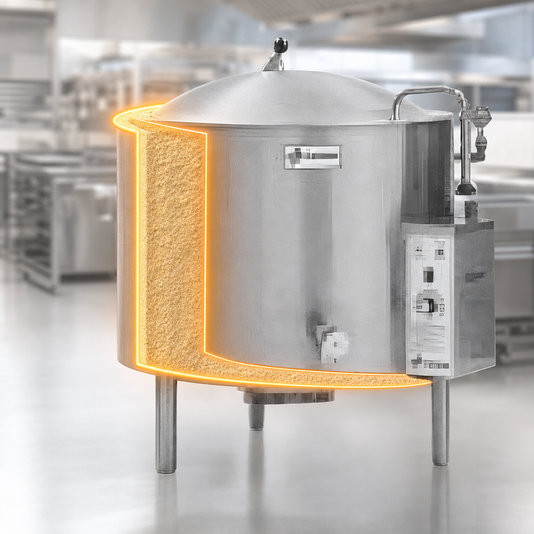 Product image #3 for Legion LGB-40F Low-Rim 40 Gallon Gas-Fired Insulated Self-Contained Stationary Kettle