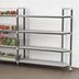 Thumbnail image #3 for Cambro Camshelving Elements XTRA 4-Tier Vented Stationary Add-On Polymer Shelving Unit, 21 x 54 x 64 Inches